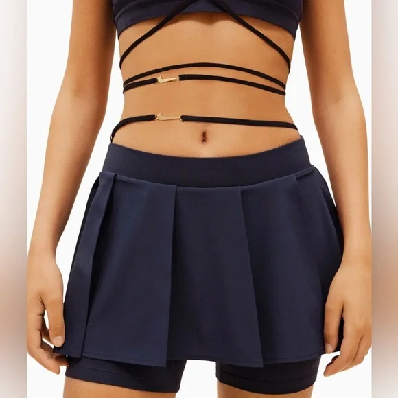 Nike x Jacquemus La Jupe Short Navy - Picture 3 of 9